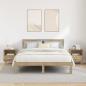 Preview: Nachttisch 2 pcs Eiche handwerklich 40 x 35 x 47,5 cm