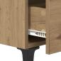 Preview: Nachttisch 2 pcs Eiche handwerklich 40 x 35 x 47,5 cm