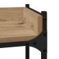 Preview: Waschmaschinenregal mit Regal 67 x 25 x 163 cm Holzwerkstoff
