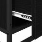 Preview: Badezimmer Schrank Schwarze Eiche 35 x 37,5 x 100 cm