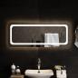 Preview: ARDEBO.de - LED-Badspiegel 100x40 cm