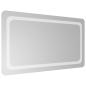 Preview: LED-Badspiegel 50x90 cm
