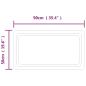Preview: LED-Badspiegel 50x90 cm