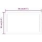 Preview: LED-Badspiegel 30x50 cm
