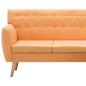 Preview: Sofa L-Form Stoff 171,5x138x81,5 cm Orange