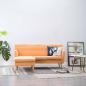 Preview: Sofa L-Form Stoff 171,5x138x81,5 cm Orange