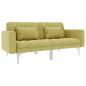 Preview: ARDEBO.de - Schlafsofa Grün Stoff