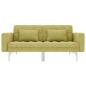 Preview: ARDEBO.de - Schlafsofa Grün Stoff