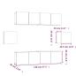 Preview: 6-tlg. TV-Schrank-Set Grau Sonoma Holzwerkstoff