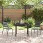 Preview: Garten Essgruppe 3 pcs Dunkelgrau Stahl
