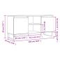 Preview: TV-Schrank Grau Sonoma 104x35x50 cm Holzwerkstoff