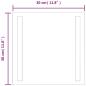 Preview: LED-Badspiegel 30x30 cm