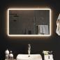Preview: LED-Badspiegel 80x50 cm