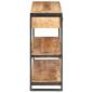 Preview: Sideboard 120x30x75 cm Raues Mango-Massivholz