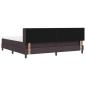 Preview: Boxspringbett mit Matratze Dunkelbraun 200 x 200 cm