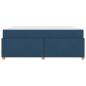 Preview: Bettgestell mit Matratze Blau 180 x 200 cm Stoff