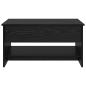Preview: Couchtisch Schwarze Eiche 80 x 50.5 x 41.5 cm Holzwerkstoff