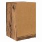 Preview: Nachttisch mit Schubladen Altholz 40 x 40 x 63 cm Holzwerkstoff