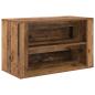 Preview: Schuhregal mit Regal Altholz 75 x 35 x 45 cm Holzwerkstoff