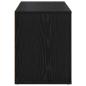 Preview: Schuhregal Schwarze Eiche 75 x 35 x 45 cm Holzwerkstoff