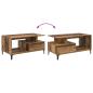 Preview: Couchtisch with Drawer Altholz 90 x 49 x 45 cm Holzwerkstoff