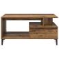Preview: Couchtisch with Drawer Altholz 90 x 49 x 45 cm Holzwerkstoff
