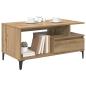 Preview: Couchtisch Eiche handwerklich 90 x 49 x 45 cm Holzwerkstoff