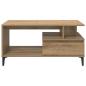Preview: Couchtisch Eiche handwerklich 90 x 49 x 45 cm Holzwerkstoff