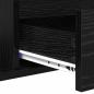 Preview: Couchtisch Schwarze Eiche 90 x 49 x 45 cm Holzwerkstoff