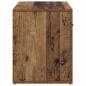 Preview: Nachttisch mit Schubladen Altholz 60 x 36 x 45 cm Holzwerkstoff