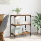 Preview: ARDEBO.de - Bücherregal Altholz 60 x 33 x 71 cm Holzwerkstoff