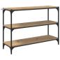 Preview: Bücherregal Eiche handwerklich 100 x 33 x 71 cm Holzwerkstoff