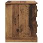 Preview: Nachttisch Altholz 39 x 39 x 47.5 cm Holzwerkstoff