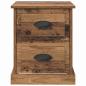 Preview: Nachttisch 2 pcs Altholz 39 x 39 x 47.5 cm Holzwerkstoff
