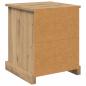 Preview: Nachttisch 2 pcs Eiche handwerklich 39 x 39 x 47.5 cm