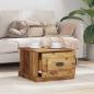 Preview: Couchtisch with Drawer Altholz 50 x 50 x 35 cm Holzwerkstoff