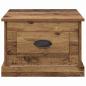 Preview: Couchtisch with Drawer Altholz 50 x 50 x 35 cm Holzwerkstoff