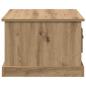Preview: Couchtisch Eiche handwerklich 50 x 50 x 35 cm Holzwerkstoff