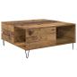 Preview: Couchtisch Altholz 80 x 80 x 36.5 cm Holzwerkstoff