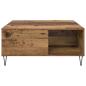 Preview: Couchtisch Altholz 80 x 80 x 36.5 cm Holzwerkstoff