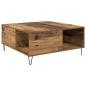 Preview: Couchtisch Altholz 80 x 80 x 36.5 cm Holzwerkstoff