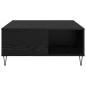 Preview: Couchtisch Schwarze Eiche 80 x 80 x 36.5 cm Holzwerkstoff