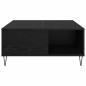 Preview: Couchtisch Schwarze Eiche 80 x 80 x 36.5 cm Holzwerkstoff