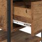 Preview: Nachttisch mit Schubladen Altholz 40 x 42 x 56 cm Holzwerkstoff