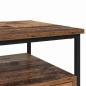 Preview: Nachttisch mit Schubladen Altholz 40 x 42 x 56 cm Holzwerkstoff
