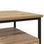 Preview: Nachttisch 2 pcs Eiche handwerklich 40 x 42 x 56 cm