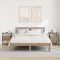 Preview: Nachttisch 2 pcs Eiche handwerklich 40 x 42 x 56 cm