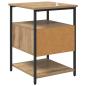 Preview: Nachttisch 2 pcs Eiche handwerklich 40 x 42 x 56 cm