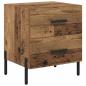 Preview: Nachttisch Altholz 40 x 35 x 47,5 cm Holzwerkstoff