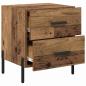 Preview: Nachttisch Altholz 40 x 35 x 47,5 cm Holzwerkstoff